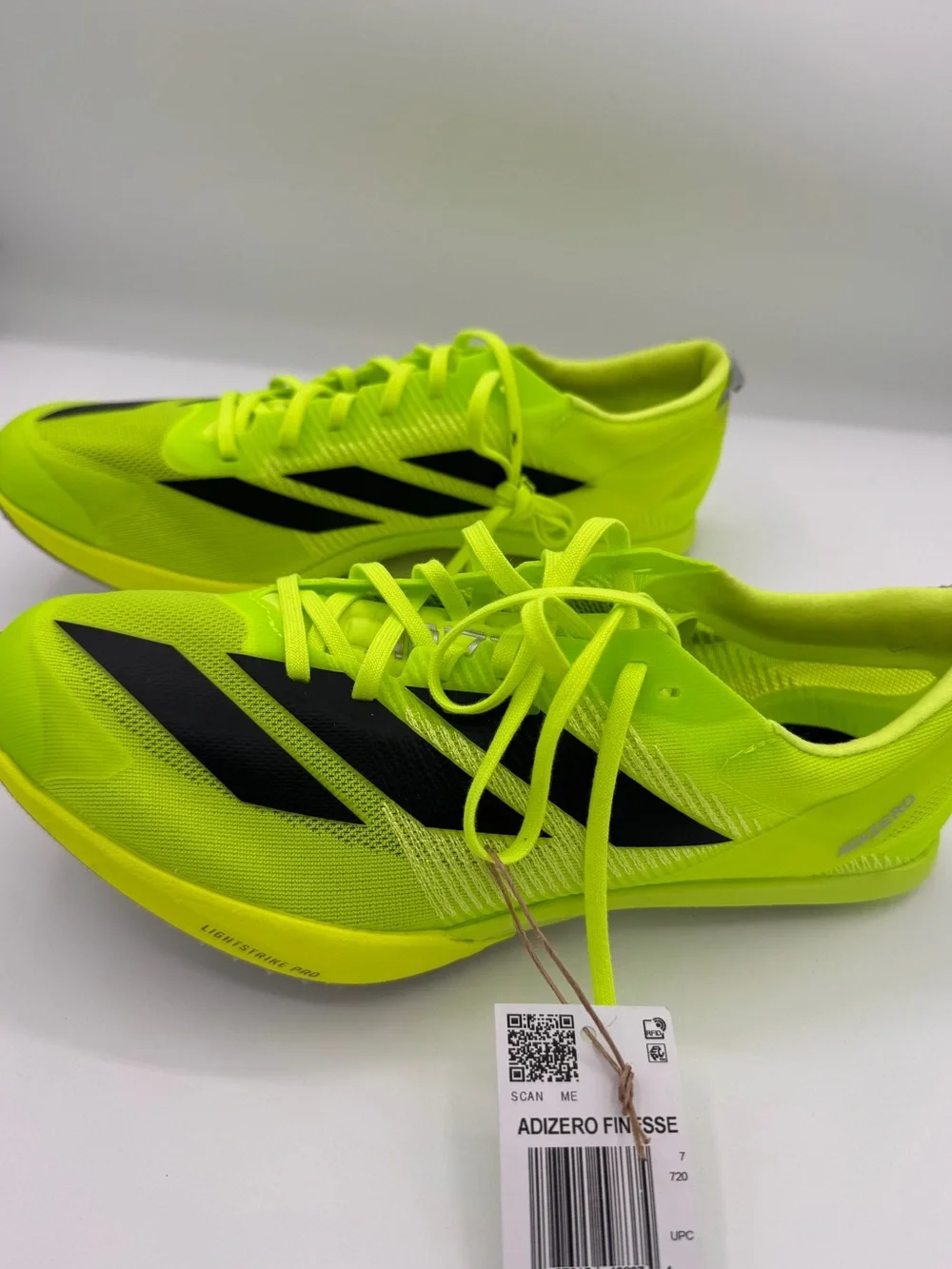 adidas Adizero Finesse IG2018 Lucid Lemon Track Spikes Men’s 7.5 NWT
